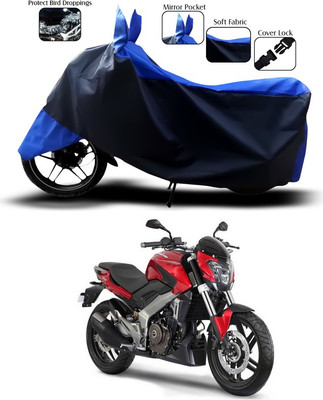 ANTHUB Two Wheeler Cover for Bajaj(Pulsar, Blue)