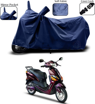 SEBONGO Two Wheeler Cover for Hero(Electric Optima, Blue)