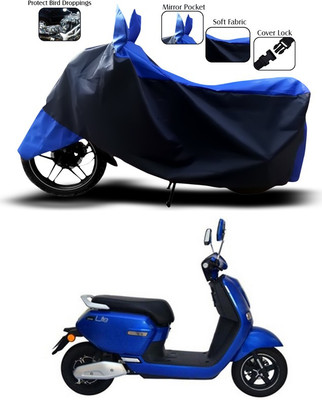 ANTHUB Two Wheeler Cover for Okinawa(Lite, Blue)