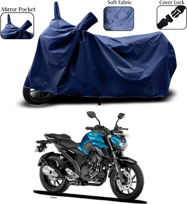 THE REAL ARV Two Wheeler Cover for Yamaha(FZ, Blue)