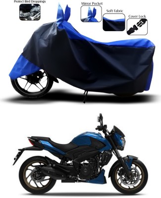 SEBONGO Two Wheeler Cover for Bajaj(Dominar, Blue)