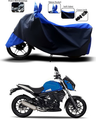 ANTHUB Two Wheeler Cover for Mahindra(Mojo, Blue)