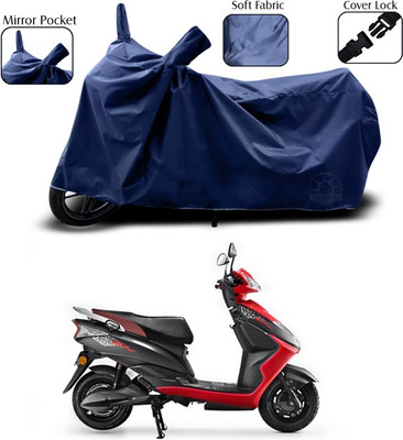 SEBONGO Two Wheeler Cover for Ampere(Zeal, Blue)