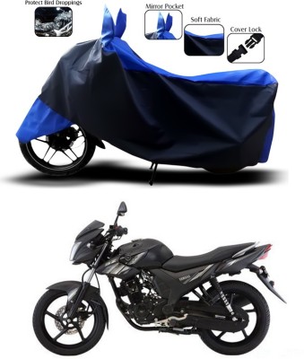 SEBONGO Two Wheeler Cover for Yamaha(SZ-RR, Blue, Black)