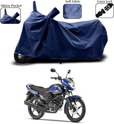 SEBONGO Two Wheeler Cover for Yamaha(Saluto, Blue)