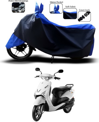 SEBONGO Two Wheeler Cover for Indus(Yo Xplor, Blue)