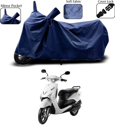 SEBONGO Two Wheeler Cover for Indus(Yo Xplor, Blue)