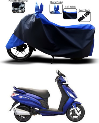 ANTHUB Two Wheeler Cover for Hero(Maestro Edge, Blue)