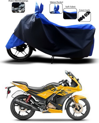 ANTHUB Waterproof Two Wheeler Cover for Hero(Karizma ZMR, Blue)