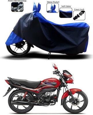 THE REAL ARV Two Wheeler Cover for Hero(Passion Pro TR, Blue)