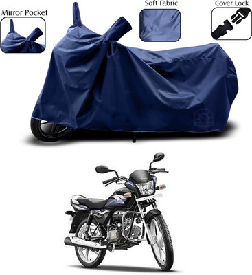 SEBONGO Two Wheeler Cover for Hero(Splendor Pro, Blue)