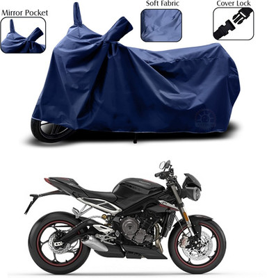 SEBONGO Two Wheeler Cover for Triumph(Blue)