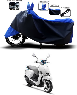 SEBONGO Two Wheeler Cover for 22Motors(Blue)