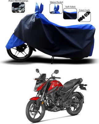 ANTHUB Waterproof Two Wheeler Cover for Honda(X-Blade, Blue)
