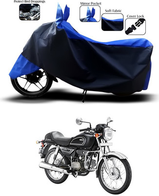 SEBONGO Two Wheeler Cover for Hero(Splendor Pro, Blue)