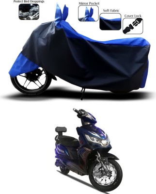 ANTHUB Waterproof Two Wheeler Cover for Okinawa(i-Praise, Blue)