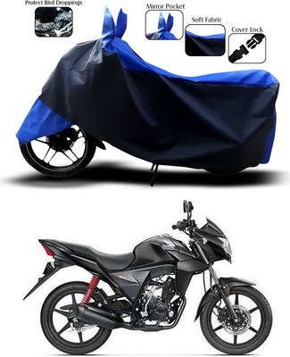 SEBONGO Two Wheeler Cover for Honda(CB Twister, Blue)