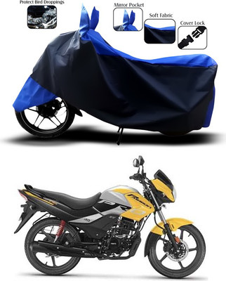 ANTHUB Waterproof Two Wheeler Cover for Hero(Passion Pro TR, Blue)