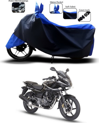 ANTHUB Waterproof Two Wheeler Cover for Bajaj(Pulsar 220 DTS-i, Blue)