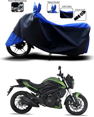 ANTHUB Two Wheeler Cover for Bajaj(Dominar, Blue, Black)