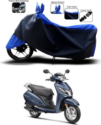 APNEK Waterproof Two Wheeler Cover for Honda(Activa 125, Blue, Black)