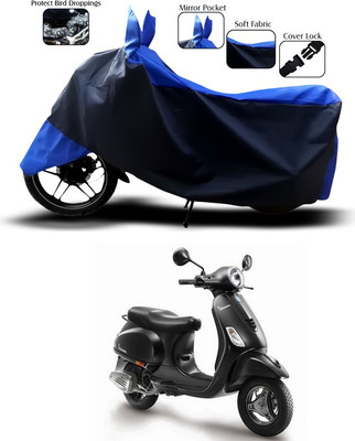 SEBONGO Two Wheeler Cover for Piaggio(Blue)