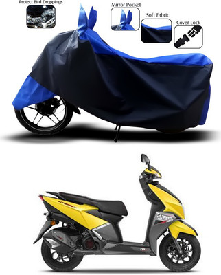 ANTHUB Two Wheeler Cover for TVS(NTORQ, Blue)