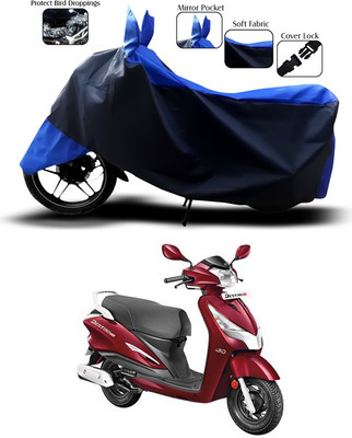 ANTHUB Waterproof Two Wheeler Cover for Hero(Destini 125, Blue)
