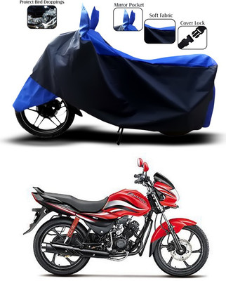 SEBONGO Two Wheeler Cover for Hero(Passion Pro TR, Blue)