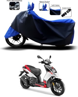 SEBONGO Two Wheeler Cover for Aprilia(SR 150, Blue)