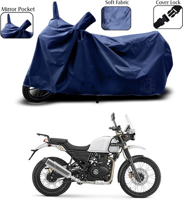 ANTHUB Waterproof Two Wheeler Cover for Royal Enfield(Himalayan, Blue)