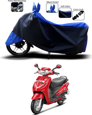 AutoGalaxy Waterproof Two Wheeler Cover for Hero(Duet, Blue)