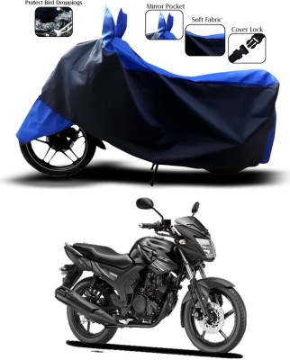 SEBONGO Two Wheeler Cover for Yamaha(SZ-RR, Blue, Black)