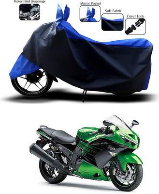 THE REAL ARV Two Wheeler Cover for Kawasaki(Ninja, Blue)
