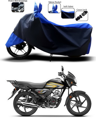 ANTHUB Waterproof Two Wheeler Cover for Honda(CD 110 Dream, Blue)
