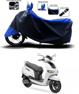 ANTHUB Two Wheeler Cover for TVS(Blue)