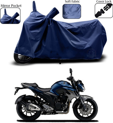 ANTHUB Two Wheeler Cover for Yamaha(FZ S V3.0 FI, Blue)