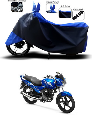 ANTHUB Two Wheeler Cover for TVS(Star City, Blue)