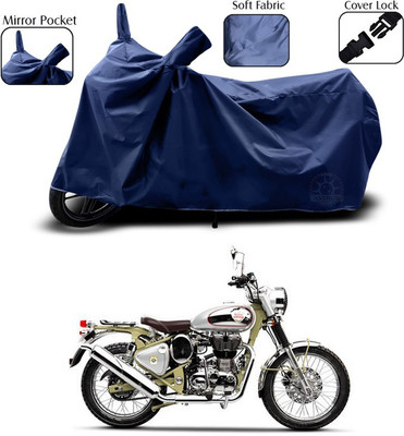 APNEK Waterproof Two Wheeler Cover for Royal Enfield(Bullet Trials 500, Blue)