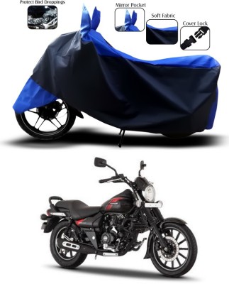 ANTHUB Waterproof Two Wheeler Cover for Bajaj(Avenger 220 Street, Blue)