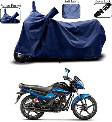 ANTHUB Two Wheeler Cover for Hero(Splendor I Smart, Blue)