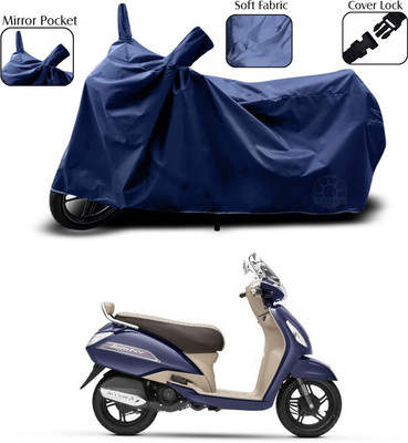 AUTOCAD Waterproof Two Wheeler Cover for TVS(Jupiter, Blue)