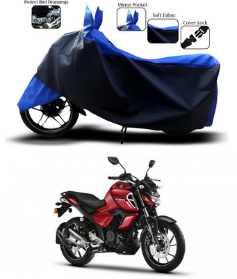 AUTOCAD Waterproof Two Wheeler Cover for Yamaha(FZ-S FI, Blue)