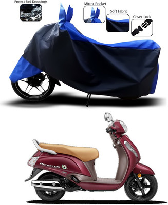 SEBONGO Two Wheeler Cover for Suzuki(Access 125, Blue)