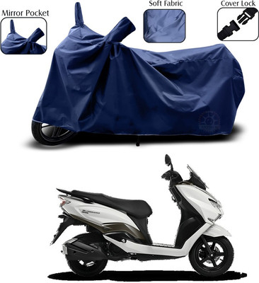 SEBONGO Two Wheeler Cover for Suzuki(Burgman Street, Blue)