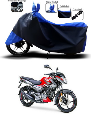 ANTHUB Waterproof Two Wheeler Cover for Bajaj(Pulsar 160 NS DTS-i, Blue)