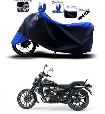 SEBONGO Two Wheeler Cover for Bajaj(Blue)