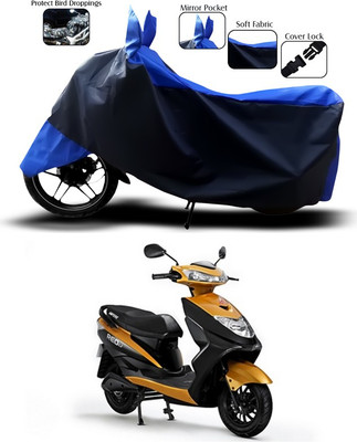 SEBONGO Two Wheeler Cover for Ampere(Blue)