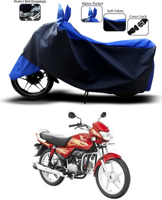 ANTHUB Waterproof Two Wheeler Cover for Hero(HF Deluxe, Blue)
