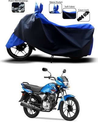 ANTHUB Two Wheeler Cover for Yamaha(Saluto RX, Blue)